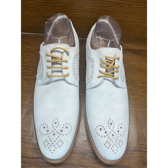 Men’s Size 8 STACY ADAMS Parker, Beige Suede Shoes, BRAND NEW, main image 5